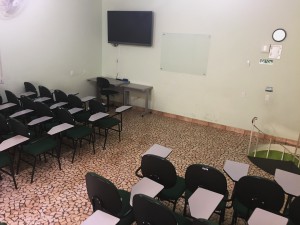 Salas disponiveis para paletras. 